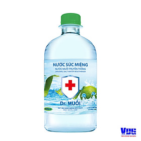 Nước súc miệng Dr. Muối hương vỏ chanh 500ml