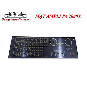 MẶT cho  AMPLI PA 2000X (MẶT NHÔM)