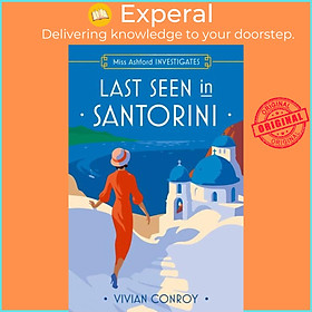 Sách - Last Seen in Santorini by Vivian Conroy (UK edition, paperback)