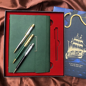 Bộ Qùa Tặng Sổ S010 Phong Thủy Tài Lộc & Bút Ký Tên Dòng Normal Dành Cho Sếp,Đối Tác,Khách Hàng,Nhân Viên