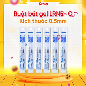 Ruột Bút Ký Nhật Bản Pentel LRN5 | Ngòi 0.5mm | Ngòi Bút Pentel Energel Chính Hãng | 3 Màu Mực