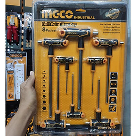 Mua BỘ 8 CHÌA LỤC GIÁC TAY CẦM CHỮ T INGCO HHKT8082 - HÀNG CHÍNH HÃNG