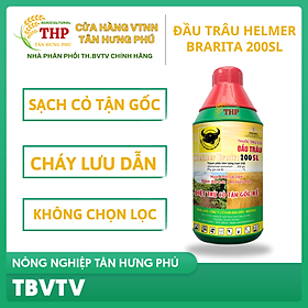 Mua Đầu Trâu Helmer Brarita 200SL Diệt Cỏ Không Chọn Lọc | Chai 900ml