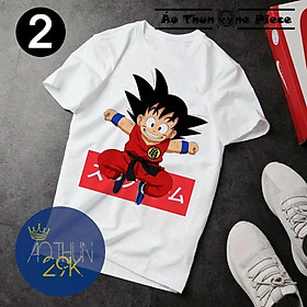 XẢ KHO -Áo Thun Dragon Ball In Hình Songoku Kid Nhật Bản "Siêu Cute" - Áo Thun Dragon Ball