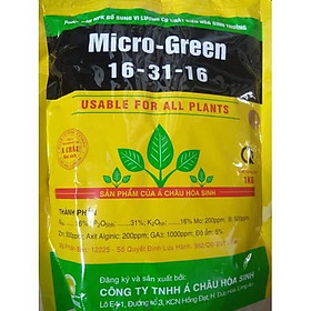 Phân bón NPK Micro -Green tạo mầm hoa cực mạnh 16-31-16 - gói 1Kg