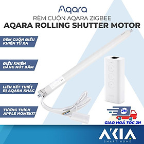 Rèm cuộn thông minh Aqara Rolling Shutter Motor SRSC-M01 - Điều khiển từ xa, Phiên bản Zigbee, Tương thích HomeKit - Hàng chính hãng