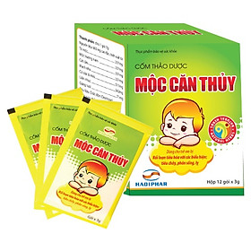 Cốm tiêu hóa Mộc Căn Thủy Hadiphar - giảm rối loạn tiêu hoá ở trẻ em từ 2 tuổi