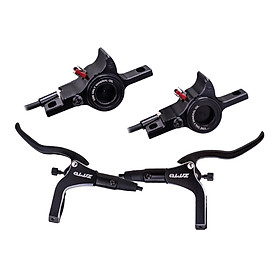 Bike Disc Brake Kit, Aluminum Front and Rear Caliper, Full Aluminum Alloy Bicycle Brake Lever for Road Bike, Mountain Bike