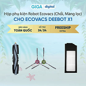 Mua Hộp Phụ Kiện (Chổi  Màng Lọc) Cho Ecovacs Deebot X1 - Hàng chính hãng