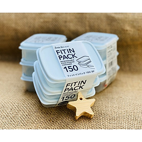 Mua Set 03 hộp thực phẩm nắp mềm Sanada Fit in Pack 150ml - Made in Japan