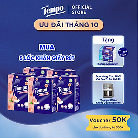 Khăn giấy rút cao cấp Tempo - 4 lớp bền dai, an toàn cho da - Thương hiệu Đức (Lốc 4 gói)