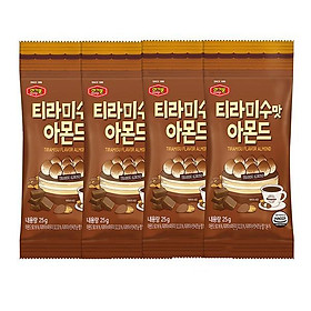 Hạnh nhân Hàn Quốc chính thống Murgerbon vị Tiramisu - (25g)X4