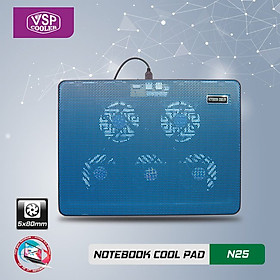 Mua ĐẾ TẢN NHIỆT VSP COOLER N25 (5*Fan 8cm) - giao ngẫu nhiên - hàng nhập khẩu