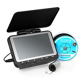 Bộ Máy Đánh Bắt Cá Dưới Nước Với Camera 4.3" LCD Kèm Đèn LED Hồng Ngoại Nhìn Trong Đêm Lixada (1000TVL 8 Đèn)