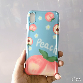 Ốp lưng hình IMD phong cách Hàn Quôc hình trà sữa, trái cây đáng yêu dành cho Iphone Xs Max