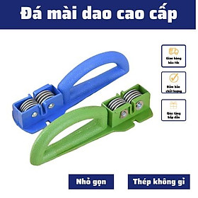 Mua Dụng cụ mài dao 2 lưỡi đa năng có tay cầm  Đá   Máy mài kéo cao cấp tiện lợi thép không gỉ nhỏ gọn mài nhanh và sắc nhọn