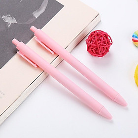 Bút bi gel bấm nhiều màu Macaron cute - 0.5mm - mực nước đen - VPP THIÊN ÁI