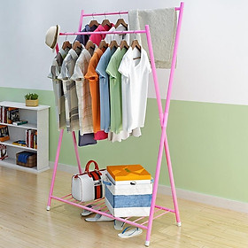 Mua Kệ treo quần áo chữ X khung thép chắc chắn chống han rỉ - kệ treo quần áo