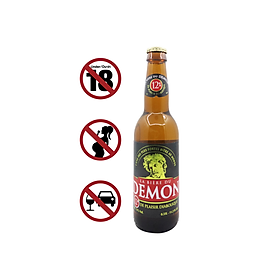 BIA LA BIERE DU DEMON 12% CHAI 330ML