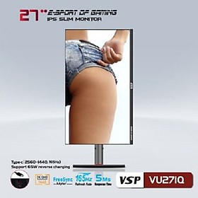 Mua Màn hình VSP VU271Q 27 inch IPS 2K 165Hz USB-C -- Hàng Chính Hãng