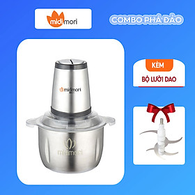 Mua Máy Xay Thịt Cối Inox 3 Lít Midimori MDMR - 800 (800W) - Tặng Kèm 1 Bộ Lưỡi Dao (6 Lưỡi) Dự Phòng - Hàng Chính Hãng