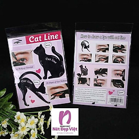 Set 2 Khuôn Kẻ Eyeliner, Tô Bầu Mắt Đa Năng Hình Mèo Cat Line Dễ Sử Dụng Cho người mới Bắt Đầu