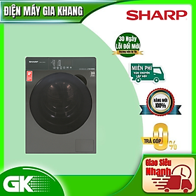 Máy giặt Sharp Inverter 9.5 Kg ES-FK954SV-G - Hàng chính hãng (Chỉ giao HCM)