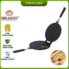 Mua Khuôn chống dính làm bánh Kẹp Cuốn bánh Ốc Quế Dragon D081 - Loại lớn