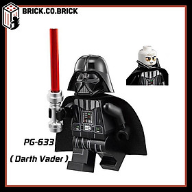 Mô hình Lắp ghép Sáng tạo Darth Vader Kiếm Laser minifig Star Chiến tranh các vì sao PG633