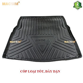 Thảm lót cốp Mercedes C-Class 2014-2021 (qd) nhãn hiệu Macsim chất liệu tpv cao cấp màu đen