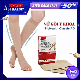 Vớ y khoa gót chân hỗ trợ điều trị suy giãn tĩnh mạch Biohealth