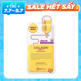 Combo 5 Mặt nạ dưỡng săn chắc da ngăn ngừa lão hóa da Mediheal Collagen Impact Essential Mask Ex