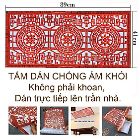 Mua TẤM CHỐNG ÁM KHÓI dán phòng thờ dán lên trần nhà  không phải khoan