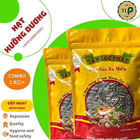 HẠT HƯỚNG DƯƠNG TÂN LỘC PHÁT COMBO 2 BỊCH - MỖI BỊCH 200G