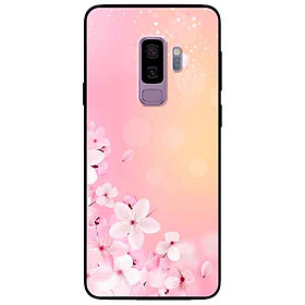 Ốp lưng in cho samsung s9 plus mẫu đào hồng