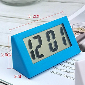Mua Đồng hồ điện tử để bàn mini màn hình Lcd tiện dụng  đồng hồ để bàn học cute nhỏ gọn xem được ngày tháng