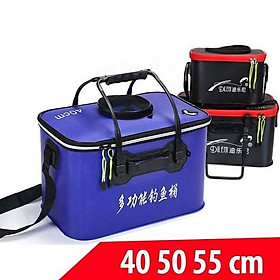 Thùng Đựng Cá Đi Câu Cá, Kích thước 40cm 50cm 55cmChất liệu Nhựa Dẻo Siêu