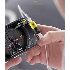 Mua Jack Đầu chuyển 2 in 1 Lightning Splitter Adapter – jack chuyển 2 trong 1 tai nghe + sạc cho iphone ipad hình viên thuốc