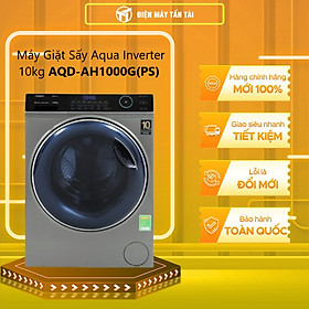 Mua Máy giặt sấy Aqua Inverter 10kg/6kg AQD-AH1000G(PS) - Hàng chính hãng (chỉ giao HCM)