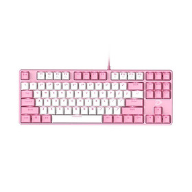 Mua Bàn phím cơ DareU EK87 Pink White hàng chính hãng
