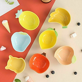 Mua Bát sứ ăn dặm hình hoa quả nhiệt đới 10cm