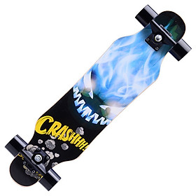 Ván trượt Skateboard gỗ nhám 7 lớp in hình không phát sáng