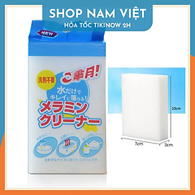 Miếng Bọt Biển Tẩy Rửa Nano Melamine Foam Ma Thuật - Cọ đến đâu sạch đến đó không cần xà phòng