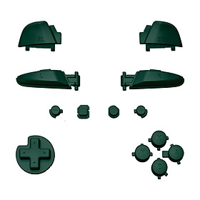 Chất thay thế cực đoan DIY Full Set Nút sửa chữa ABXY D-PAD ZR ZL L R KEYS VỚI CÔNG CỤ CHO NS SWITCH PRO MÀU SẮC: Racing Green