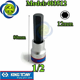Mua Tuýp lục giác 12mm Kingtony 403512 loại 1/2 dài 80mm