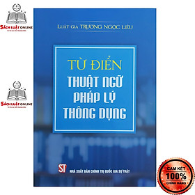 Hình ảnh Sách - Từ điển thuật ngữ pháp lý thông dụng