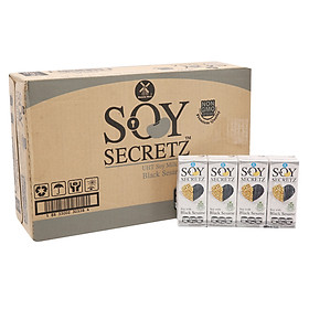 Thùng 48 Hộp Sữa Đậu Nành Với Mè Đen Soy Secretz (180ml / Hộp)