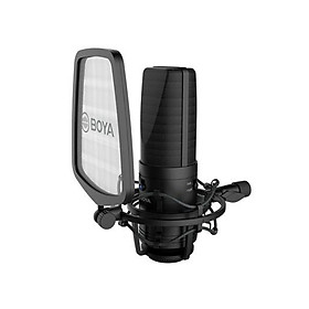 Hình ảnh Phụ Kiện Âm Thanh | Micro Thu Âm Chuyên Nghiệp BOYA USB & Large-Diaphragm Condenser Mic BY-M1000 - Hàng Chính Hãng