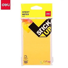 Giấy nhớ 3x5 Deli EA 02502 I Giấy notes ghi chú nhiều màu