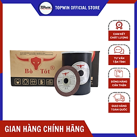 (25 Viên) Đá Cắt Bò Tót 125 x 2 x 22mm Chuyên Cắt Sắt Cắt Inox Sắc Bén, Cắt Không Bụi, Ít Hao Mòn | TOPWIN Official Store